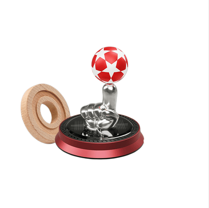 🔥Most Popular in 2026🔥⚽🚗Solar Rotating Football Car Air Freshener & Aromatherapy Diffuser – Reusable Ornament for Car, Office & Home