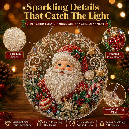 ✨ Christmas Pearl Art Hanging Ornament Kit🎅-- Free Shipping 🚚