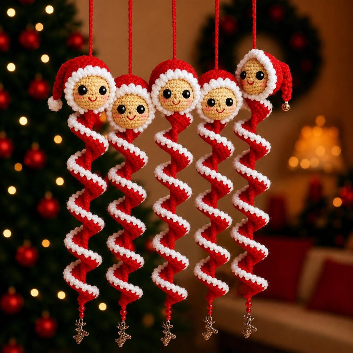 🔥Most Popular in 2026🔥Crochet Snowman Spiral Oranment DIY Kit