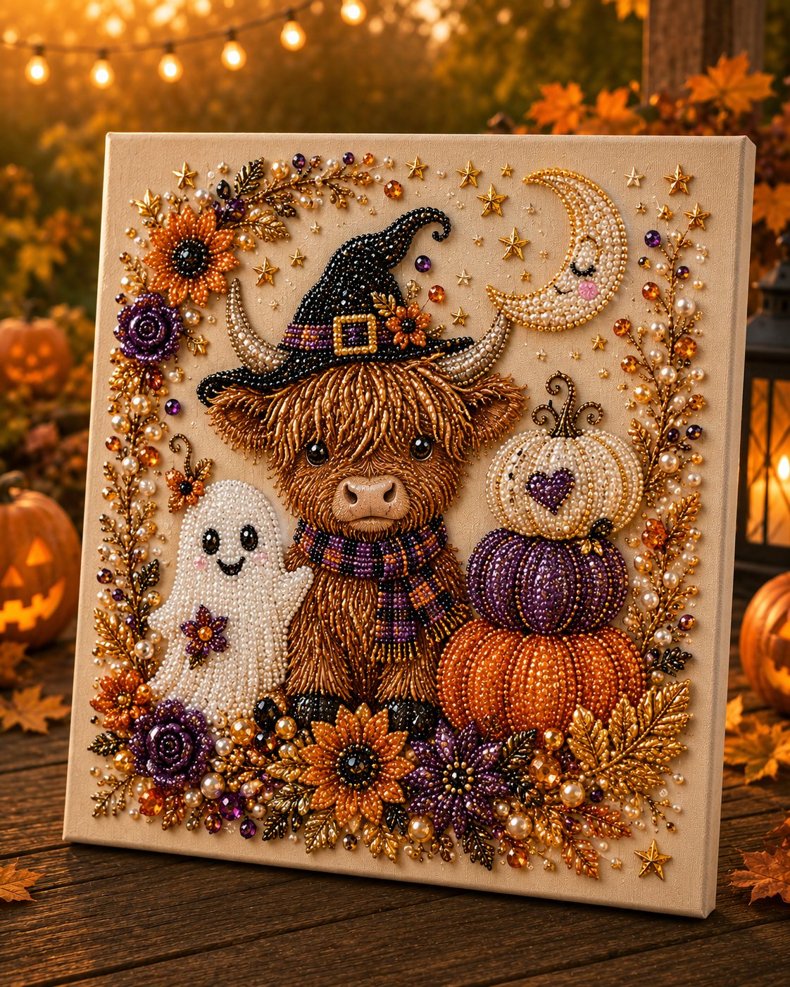💥 Last Day 49% OFF – 👻✨ Halloween Pearl Art DIY Kit --📦Free Shipping