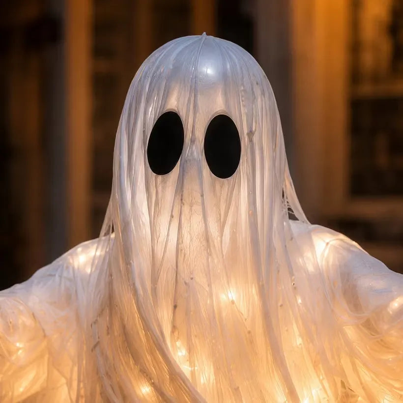 🔥Get 50% OFF👻Swirling Ghost Pumpkin Yard Lamp🎃(FREE Shipping)