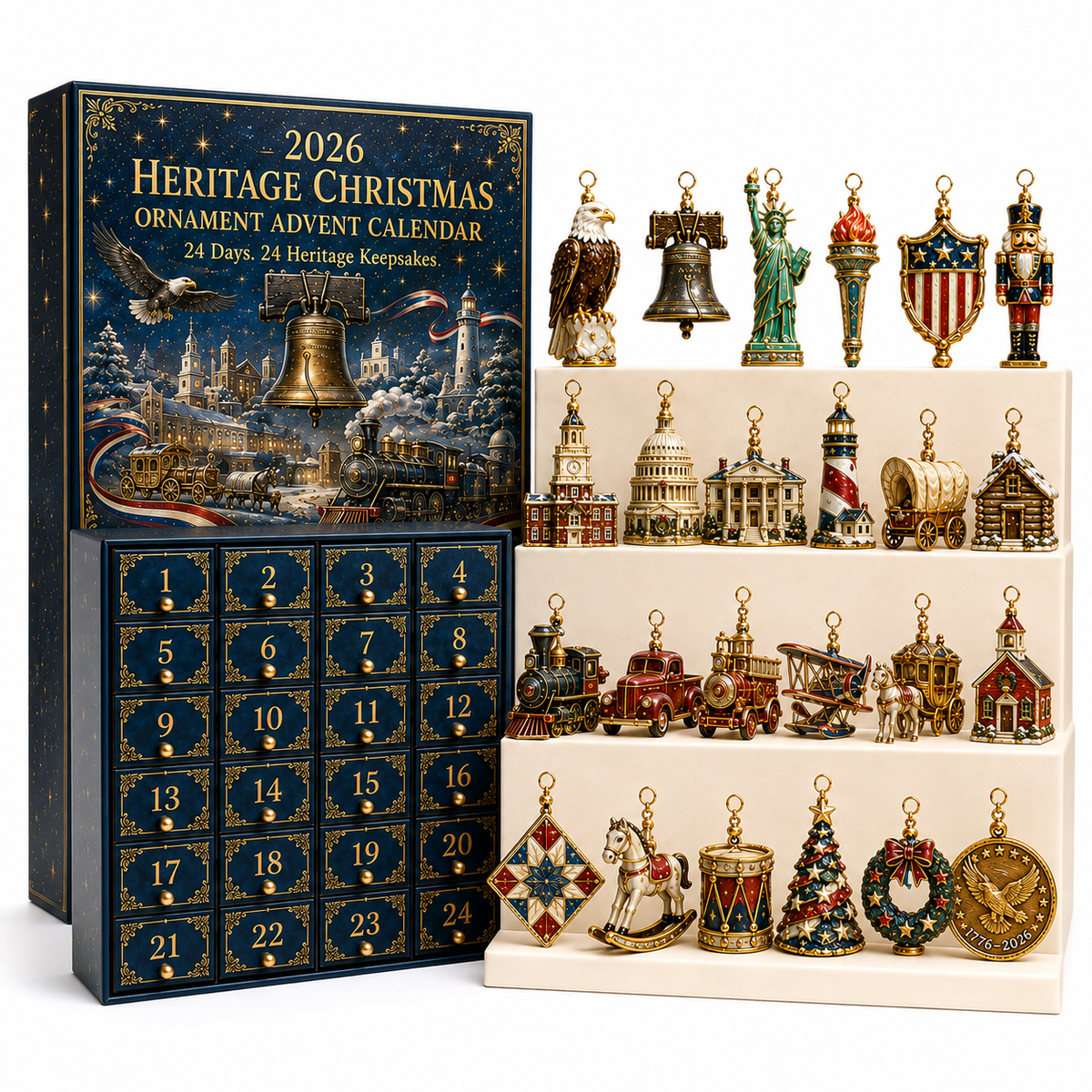 ✨America 250th Anniversary Heritage Christmas Advent Calendar