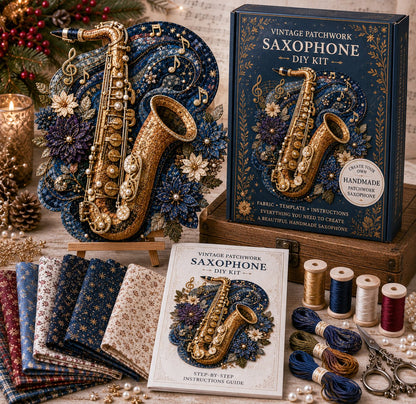 🔥LAST DAY 50% OFF - 🎶Vintage Patchwork Music Instrument DIY Kit
