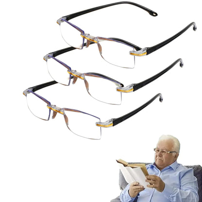 👓🌄 【Co-Created by Designers】Gypsophila Smart Zoom and Color-Changing Reading Glassesar Viewing