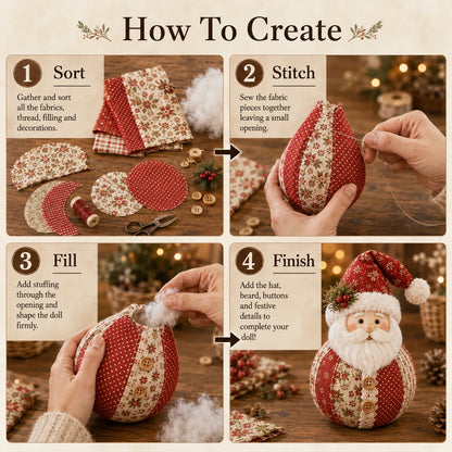 🔥✨Most Popular in 2026✨🔥DIY Patchwork Fabric Character Doll Kit
