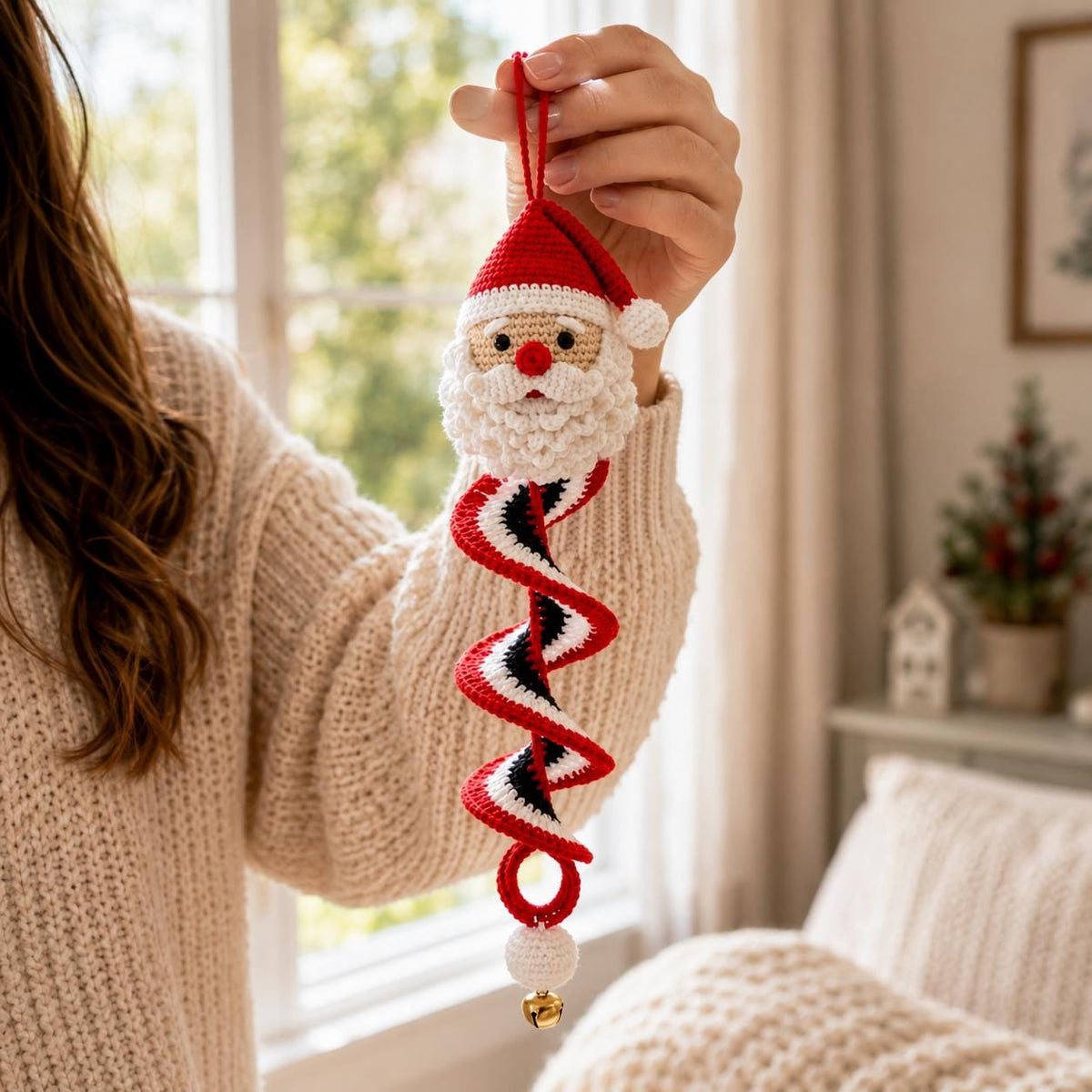 🔥Most Popular in 2026🔥Crochet Snowman Spiral Oranment DIY Kit