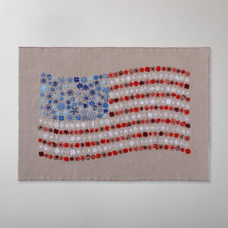 ⚡Hot Sales 49% OFF - 🎨🧵Red, White & Bloom Embroidery Kit