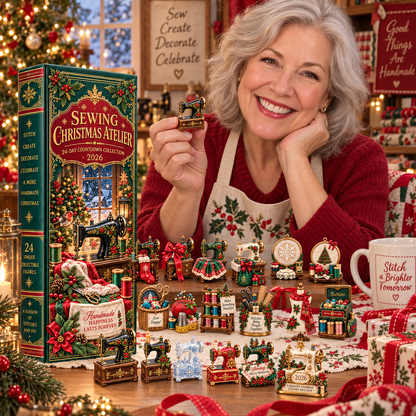 🎄2026 Christmas Sewing Room – 24 Tiny Treasures for Makers