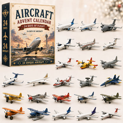 ✈️ Aircraft Advent Calendar 2026 | 24 Unique Miniature Airplanes🎄🎁