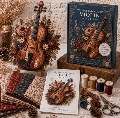 🔥LAST DAY 50% OFF - 🎶Vintage Patchwork Music Instrument DIY Kit