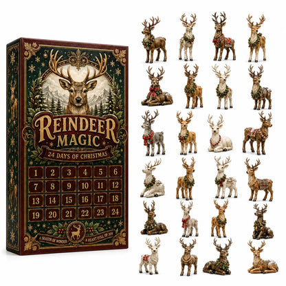 🦌 Unleash Alpine Enchantment: 24 Days Reindeer Magic Ornament Advent Calendar 2026