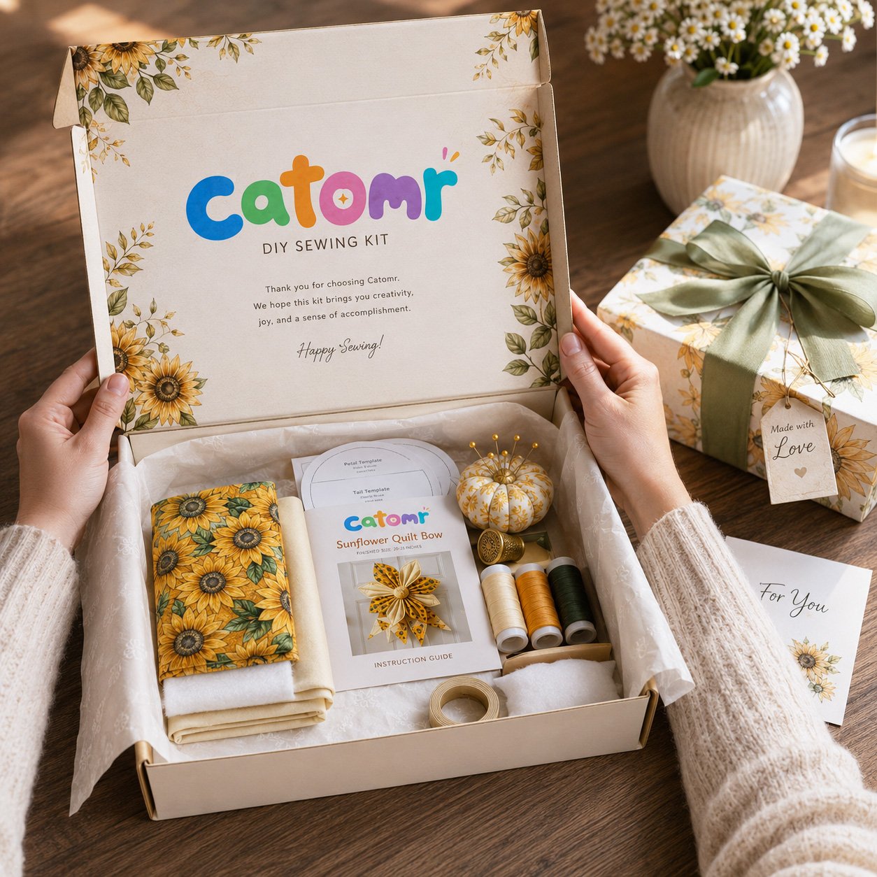 🔥Most Popular in 2026🔥Large Patchwork Bow Sewing Kit