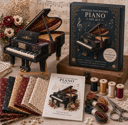 🔥LAST DAY 50% OFF - 🎶Vintage Patchwork Music Instrument DIY Kit