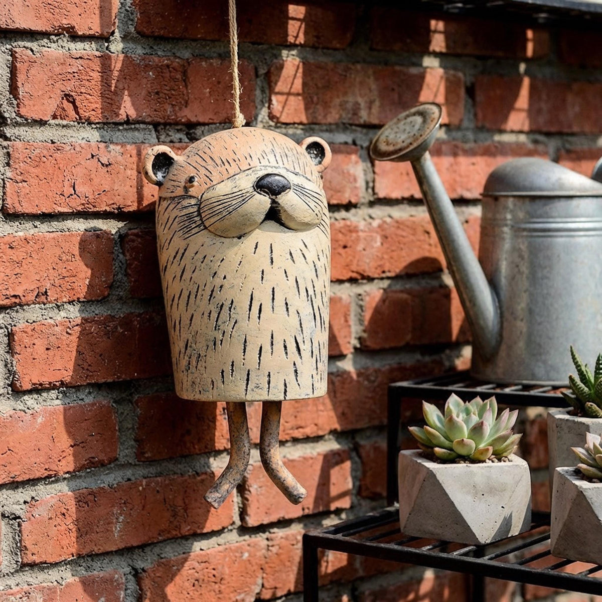 Handmade Whimsical Animal Wind Chime Ornaments