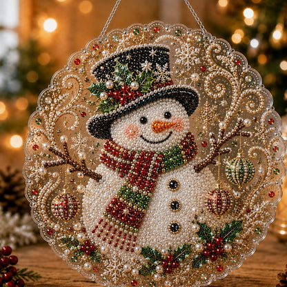 🔥✨Limit to Sale✨🔥🎄 Premium Christmas Pearl Diamond Art Ornament Kit | DIY Holiday Hanging Decor