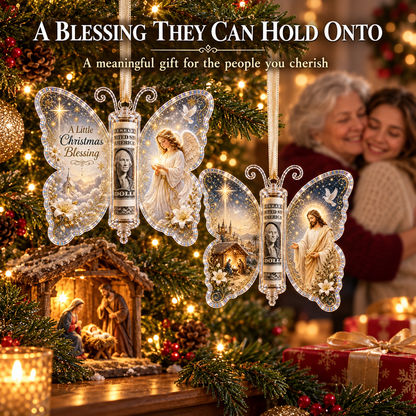 🦋💵 Christmas Cash Gift Butterfly Ornament🎄✨