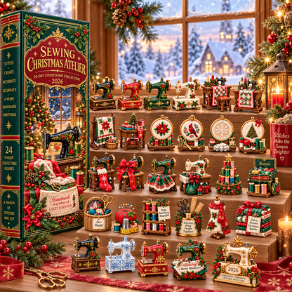 🎄2026 Christmas Sewing Room – 24 Tiny Treasures for Makers