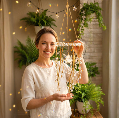 🔥Most Popular in 2026🔥Handmade Willow Tree Crystal Prism Rainbow Maker -- Mother‘s Day 75% OFF NOW
