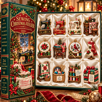 🎄2026 Christmas Sewing Room – 24 Tiny Treasures for Makers