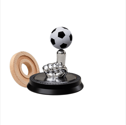 🔥Most Popular in 2026🔥⚽🚗Solar Rotating Football Car Air Freshener & Aromatherapy Diffuser – Reusable Ornament for Car, Office & Home