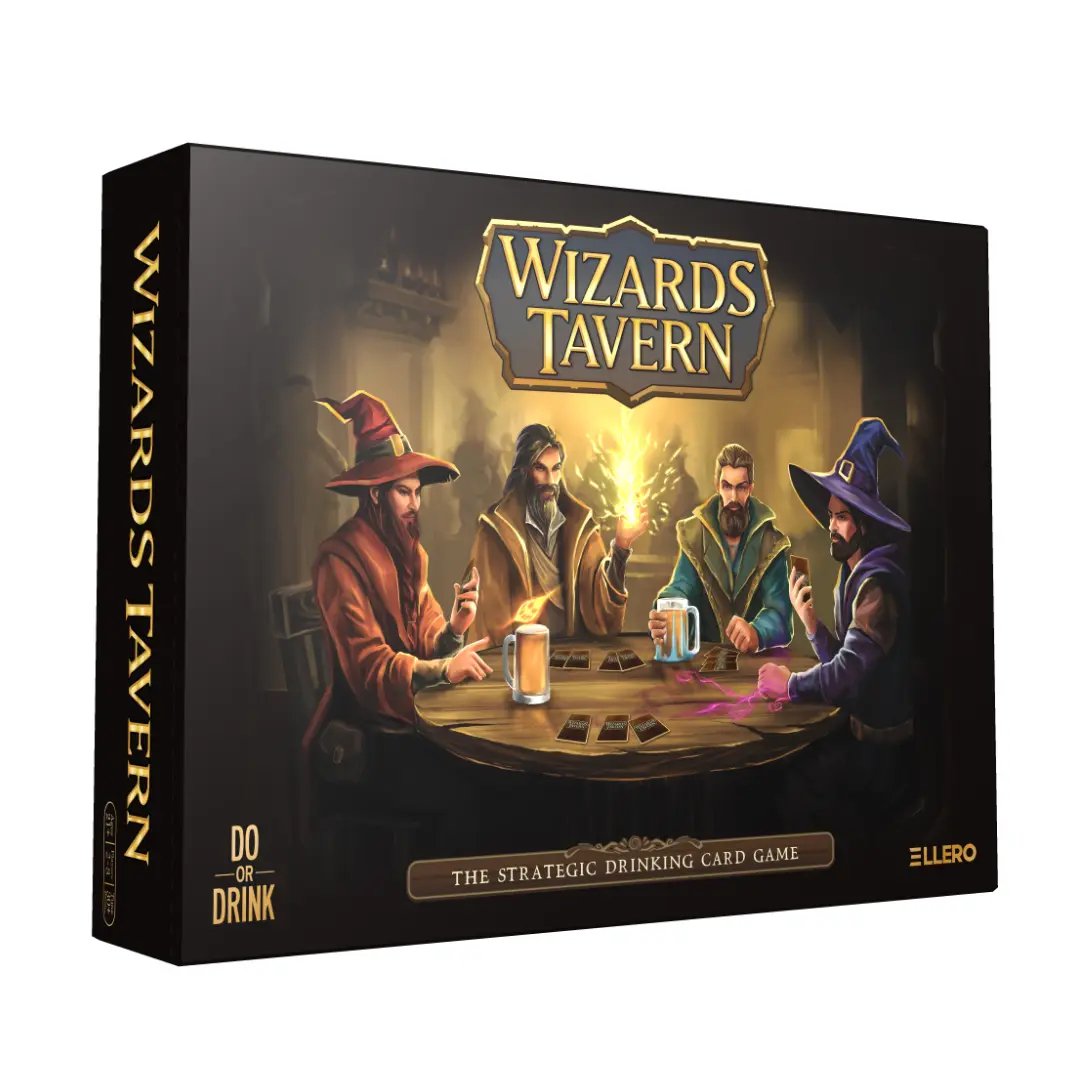 🧙‍♂️ Wizards Tavern Drinking Card Game 🍻 Fantasy Party Game with Spells & Dice | 2–8 Players, 170 Cards, Chaos Fun for Adults 21+