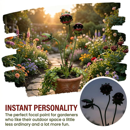 🔥Most Popular in 2026🔥Whimsical Metal Carnivorous Plant Garden Stake