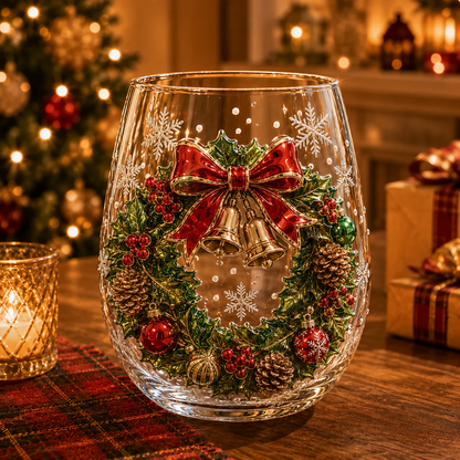 🎁Magical Christmas Glass Cup Gift Collection✨& Free Shipping