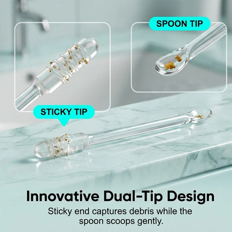 Sticky Ear Cleaning Sticks – Gentle, Visible Ear Care🛒