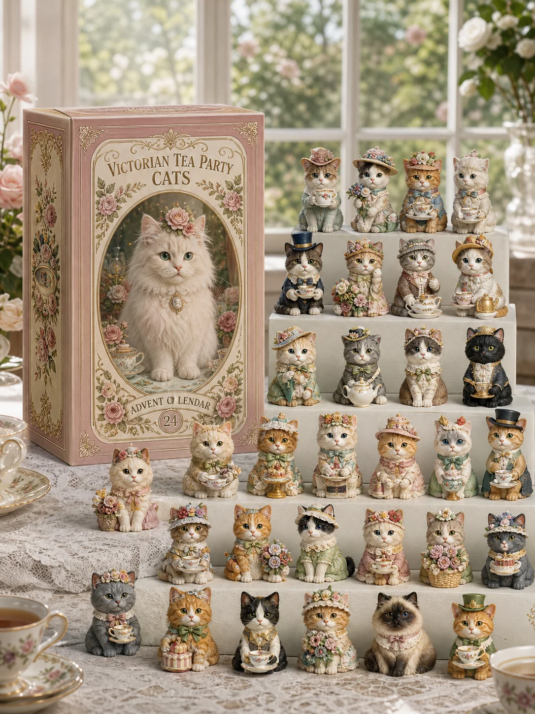 Advent Calendar 2026 Cat Advent Calendar Gift for Adults Friends Cat Owners and Lovers Christmas Holiday Countdown Gift