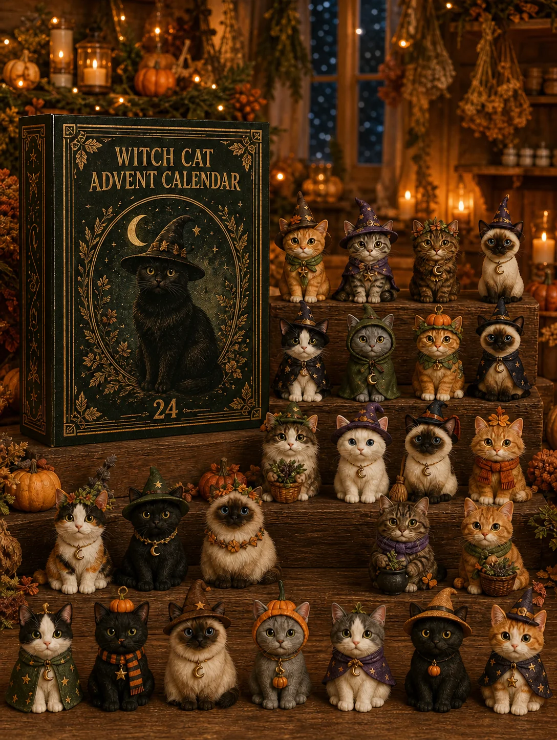 Advent Calendar 2026 Cat Advent Calendar Gift for Adults Friends Cat Owners and Lovers Christmas Holiday Countdown Gift