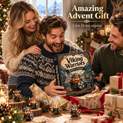 Viking Warriors Advent Calendar 2026 - 24 Acrylic Warrior Ornaments