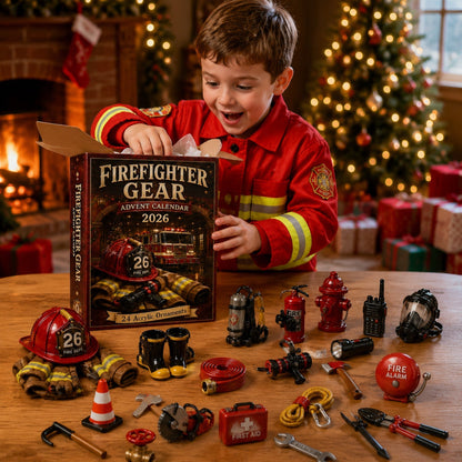 Firefighter Gear Advent Calendar 2026 – 24 Acrylic Charm Surprises