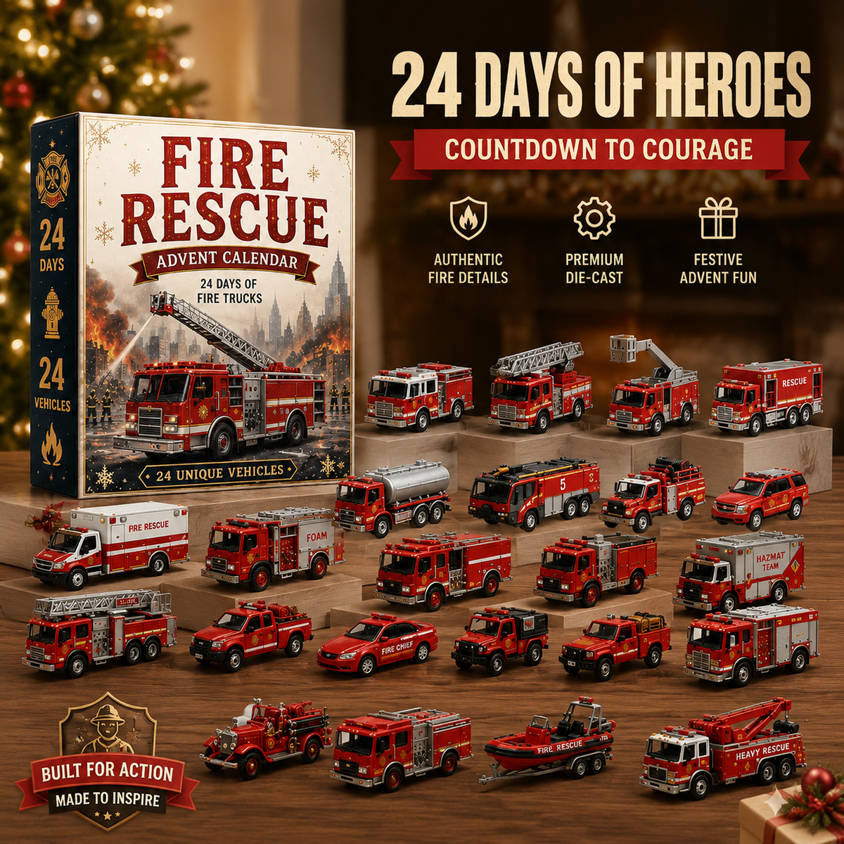 🚒Fire Rescue 24-Day Advent Calendar