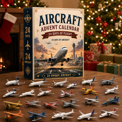 ✈️ Aircraft Advent Calendar 2026 | 24 Unique Miniature Airplanes🎄🎁