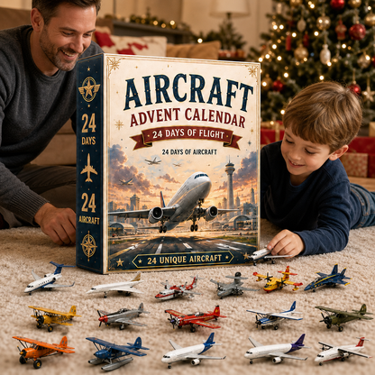 ✈️ Aircraft Advent Calendar 2026 | 24 Unique Miniature Airplanes🎄🎁