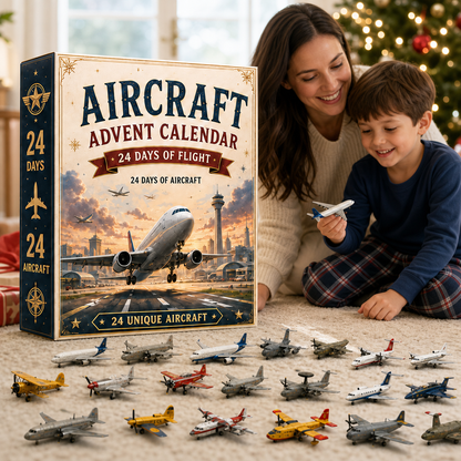 ✈️ Aircraft Advent Calendar 2026 | 24 Unique Miniature Airplanes🎄🎁