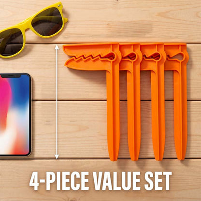 🏖️ 50% OFF – Windproof Beach Towel Clips for Sand & Grass
