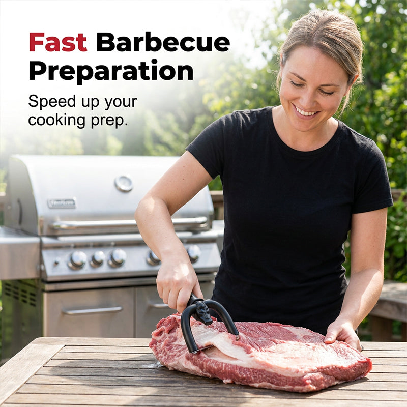 🥩 Handheld Fat Trimmer for Beef & Pork