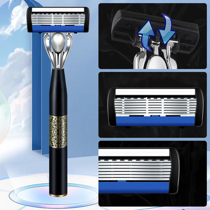 🎁2026 New Arrivals 49% OFF💥Men's 7-Layer Blades Razor – 50% OFF! Ultra-close shave, smooth glide, less irritation – 7 precision blades for the perfect shave. 🔥✨