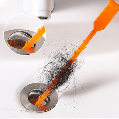 🔥Hot Sale🛠️20.5‑inch Drain Snake – Flexible Durable Hair Clog Remover Tool, Quick Sink Tub Pipe Dredger, Reusable Drain Cleaner Stick for Bathroom Kitchen Sewer Blockages