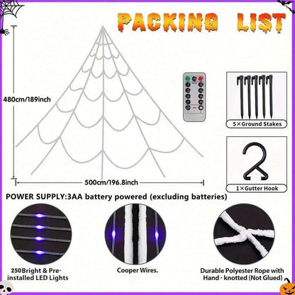 🔥✨Most Popular in 2026✨🔥Room Decor Spider Web Design Hanging Light