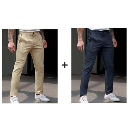 Men's Stretch Slim-Fit Business Trousers