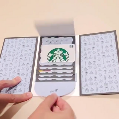 Christmas Gift Card Holder Book